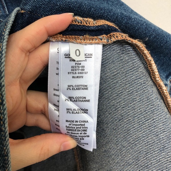 Good American The Snap To It mini Jean Dress - Picture 13 of 16